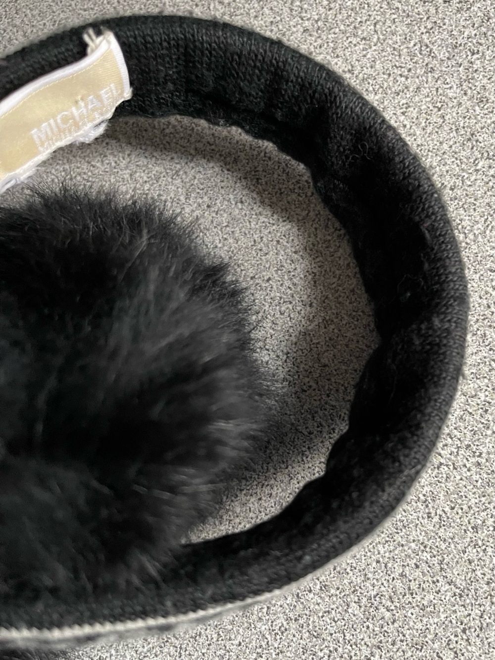 Michael Kors Black Faux Fur Ear Warmers - Picture 7 of 7